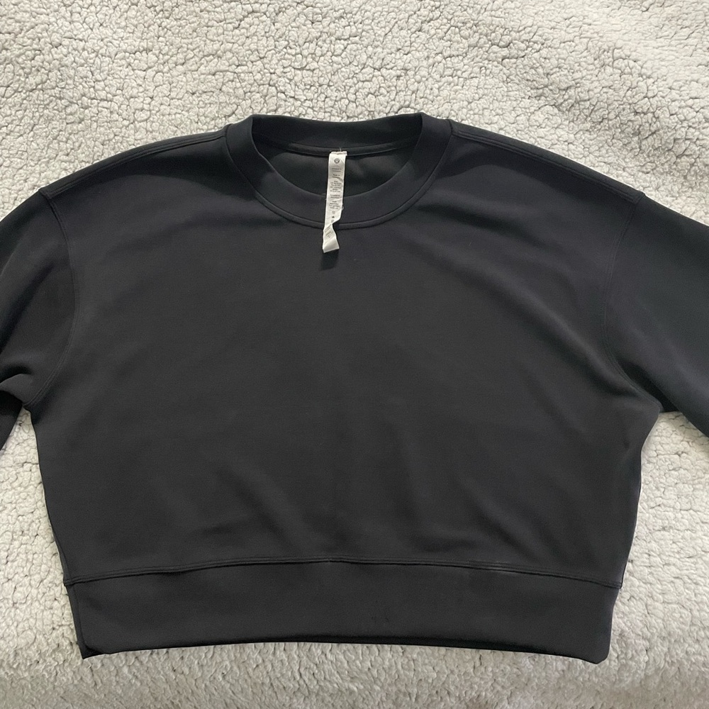 Lululemon perfectly oversized cropped crew